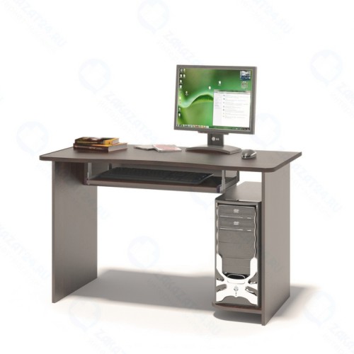 Компьютерный стол МЕБЕЛЬНАЯ ФАБРИКА “СОКОЛ” КСТ-04.1 Венге