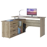 Стол компьютерный МЕБЕЛЬНАЯ ФАБРИКА “СОКОЛ” КСТ-109Л Левый Дуб делано