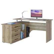 Стол компьютерный МЕБЕЛЬНАЯ ФАБРИКА “СОКОЛ” КСТ-109Л Левый Дуб делано