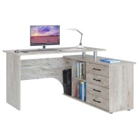 Стол компьютерный МЕБЕЛЬНАЯ ФАБРИКА “СОКОЛ” КСТ-109П Правый Дуб юкон