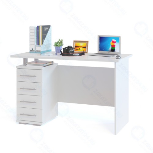 Стол компьютерный МЕБЕЛЬНАЯ ФАБРИКА “СОКОЛ” КСТ-106.1 Белый