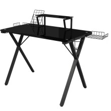 Стол компьютерный TETCHAIR GD-06, Black (черный)