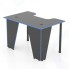 Стол геймерский TETCHAIR Strike-1 (120) NEO, black/blue, черный/синяя кромка