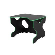 Стол компьютерный ВИТАЛ-ПК Ивент черный ЛДСП, кромка зеленая Стол компьютерный ВИТАЛ-ПК Ивент черный ЛДСП, кромка зеленая