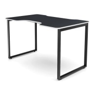 Геймерский стол WARP St чёрно-белый (ST1-WT, сталь, ЛДСП, 120х73х75)