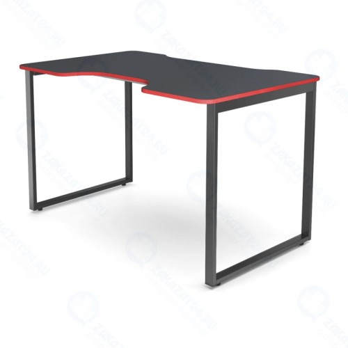 Геймерский стол WARP St чёрно-красный (ST1-RD, сталь, ЛДСП, 120х73х75)