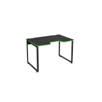Стол геймерский WARP Xt чёрно-зелёный (XT1-GR, сталь, ЛДСП, 100 х 60 х 70, кабель-менеджмент)