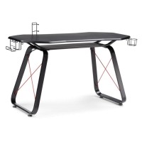 Стол компьютерный WOODVILLE Koni black / red