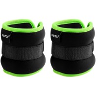 Утяжелитель ONLITOP 0,25 кг неопреновый (вес пары 0,5 кг), черно-салатовый 4466024