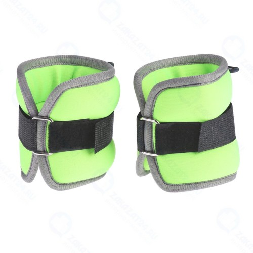 Утяжелитель ONLITOP 0,25 кг неопреновый (вес пары 0,5 кг), салатовый 3791378