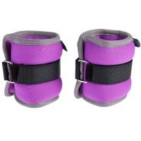Утяжелитель неопреновый ONLITOP 0,25 кг (вес пары 0,5 кг), фиолетовый 4594712