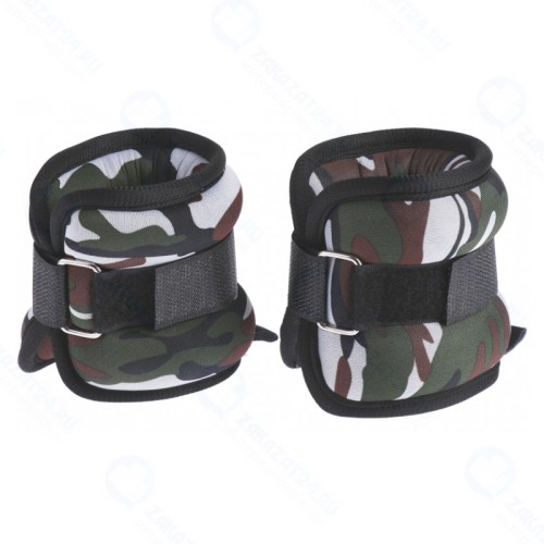 Утяжелитель неопреновый ONLITOP 0,5 кг (вес пары 1 кг), милитари 4736562