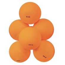 Мячи для настольного тенниса Atemi ATB36O, 3* оранж., 6 шт.