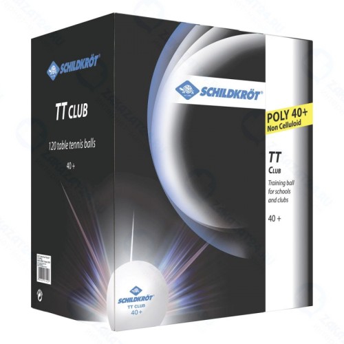 Мяч для настольного тенниса DONIC 2t-Club, 120 шт, белые (608532)