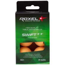 Мяч для настольного тенниса Roxel 2* Swift, оранжевый (6шт.)