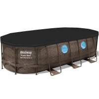 Бассейн Bestway 56716 Power Steel Swim Vista Series II овальный с набором, 13430 л. (549*274*122 см)