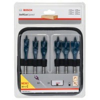Набор перовых сверл Bosch Self Cut 6 шт ткан. чехол 14/16/18/20/22/24 мм
