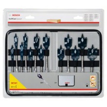 Набор перовых сверл Bosch Self Cut 13 шт ткан. чехол 10-32 мм Набор перовых сверл Bosch Self Cut 13 шт ткан. чехол 10-32 мм