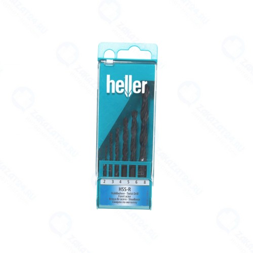 Набор сверл Heller по металлу HSS-R Super (6 шт)