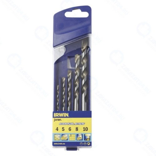 Набор сверл Cordless 5шт 4-10 mm, IRWIN 10501938
