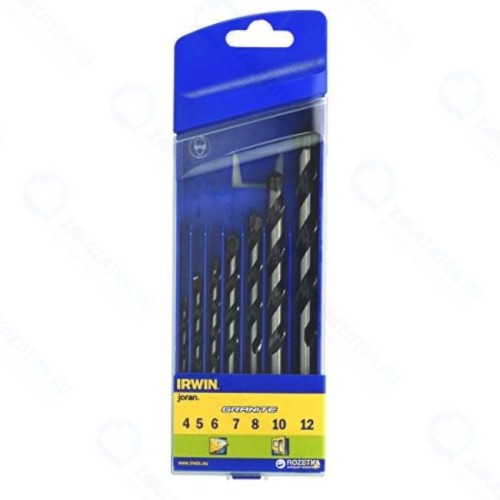 Набор сверл Granite, по камню, 7 шт. (4.0-12.0 мм), IRWIN 10501918