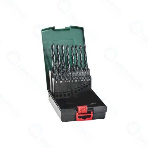 Набор сверл Metabo HSS-R 19 сверл (1-10 мм) 627164000