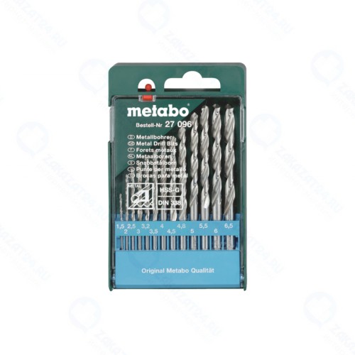 Набор сверл по металлу METABO HSS-G (13 шт, 1.5-6.5 мм) 627096000