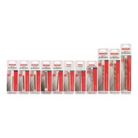 Набор сверл по металлу REXANT Токарь Max (сталь P6M5K5), 2.5-3-3.2-3.5-4-4.5-5-6-7-8-10 мм (11 шт.)