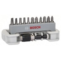 Набор бит Bosch 2.608.522.130 бит Extra Hard 12 шт PH/PZ/T/S + быстросменный держатель