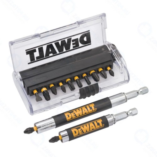 Биты с держателем в футляре DeWALT DT70512T