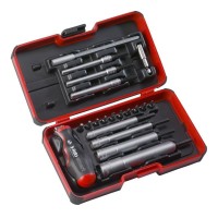 Набор бит Felo 06082006 SL/PH/Tx/PZ и головок M-TEC c рукояткой SMART в кейсе, 20 шт