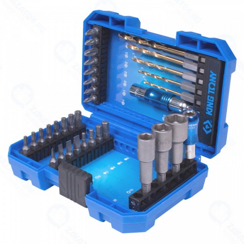 Набор для шуруповерта KING TONY 1035MR, 35 предметов
