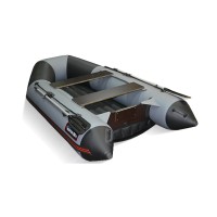 Лодка ПВХ Hunterboat Хантер 290 ЛКА, серый