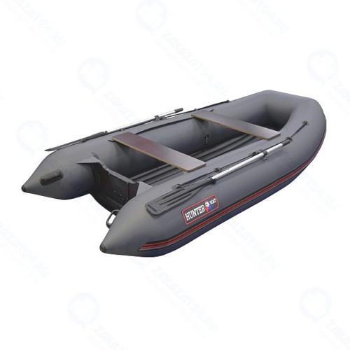 Лодка ПВХ Hunterboat Хантер 310 А, серый