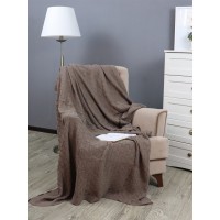 Плед вязаный Buenas Noches Assai Акрил, 180х200, кофейный