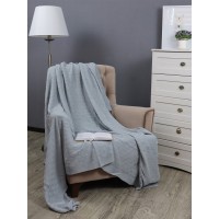 Плед вязаный Buenas Noches Assai Трикотаж, 150х200, серый