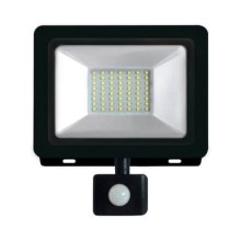 Прожектор Gauss Elementary-S 10W 740lm IP65 6500К черный с датчиком движения 1/20