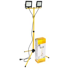 Прожектор светодиодный СДО 06-2x50Ш 6500К IP65 штатив черн. IEK LPDO606-2X050-65-K02 Прожектор светодиодный СДО 06-2x50Ш 6500К IP65 штатив черн. IEK LPDO606-2X050-65-K02