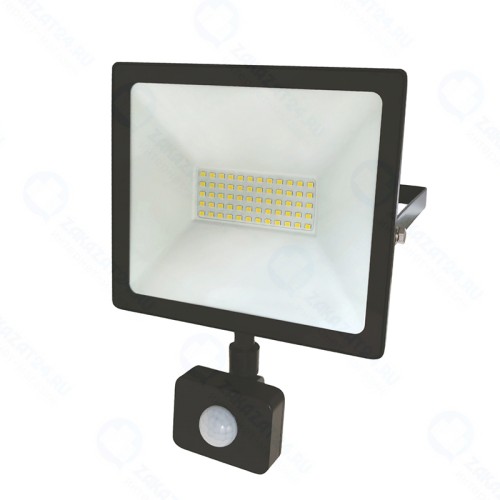 Прожектор светодиодный REXANT с датчиком движения 50 Вт, 200-260В, IP44, 4000 Лм, 6500 K, холодный свет