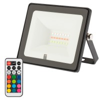 Прожектор светодиодный REXANT с пультом ДУ, 10 Вт, цвет свечения мультиколор (RGB) + белый