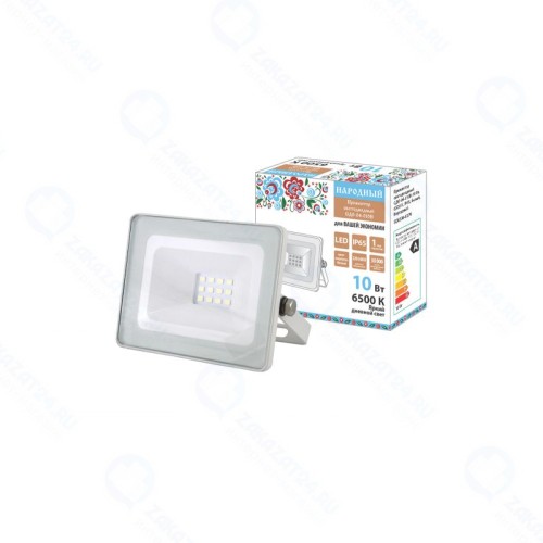 Прожектор TDM Electric СДО-04-010Н 10 Вт, 6500 К, IP65, белый (SQ0336-0270)