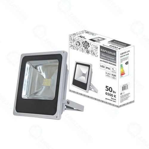 Прожектор TDM Electric СДО50-2-Н 50 Вт, 6500 К, серый (SQ0336-0208)