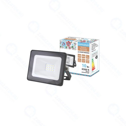 Прожектор TDM Electric СДО-04-010Н 10 Вт, 6500 К, IP65, черный (SQ0336-0260)