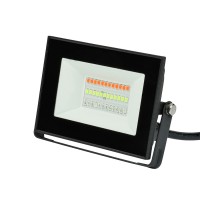 Прожектор ULF-F60-20W/RGB IP65 200-240В Мультиколор. Пульт ДУ (в/к). Корпус черный. TM Uniel.