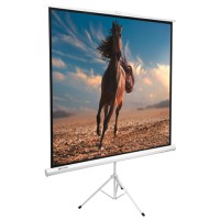 Экран проекционный на треноге (200х200 см), матовый, 1:1, BRAUBERG "TRIPOD"