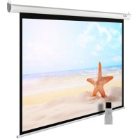 Экран c электроприводом Cactus 138x220см MotoExpert CS-PSME-220x138-WT 16:10 настенно-потолочный рулонный белый