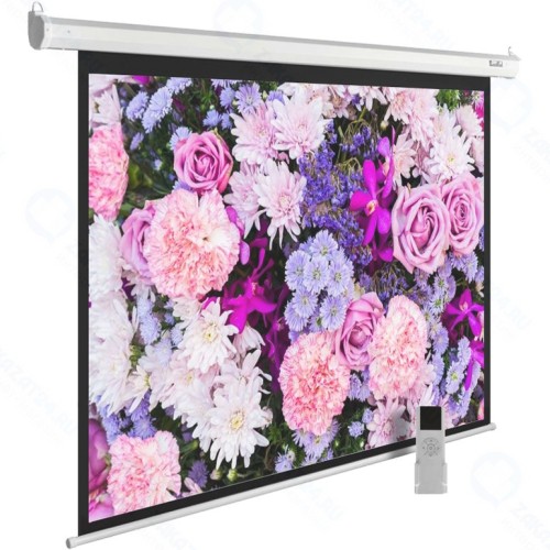 Экран c электроприводом Cactus 315x420см MotoExpert CS-PSME-420x315-WT 4:3 настенно-потолочный рулонный белый
