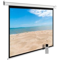Экран c электроприводом Cactus 180x240см MotoExpert CS-PSME-240x180-WT 4:3 настенно-потолочный рулонный белый