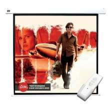 Экран с электроприводом Cinema S'OK SCPSM-300X300FG Pro 167' 1:1 настенно-потолочный, моторизованный, Fiberglass, белый корпус