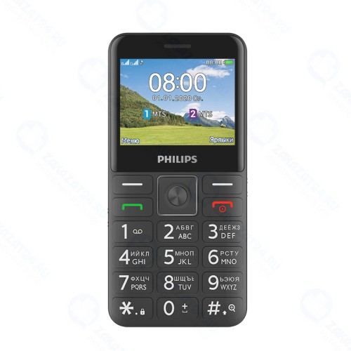 Мобильный телефон Philips Xenium E207 Черный